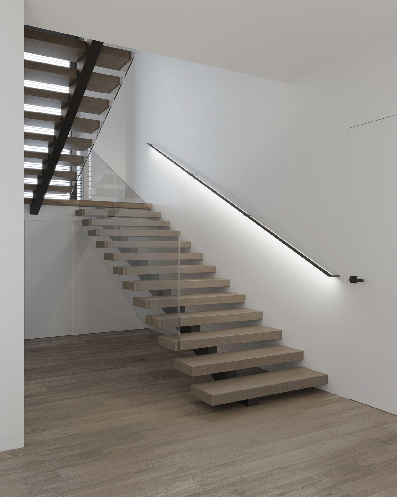 Y-house. Дизайн интерьера двухэтажного дома.