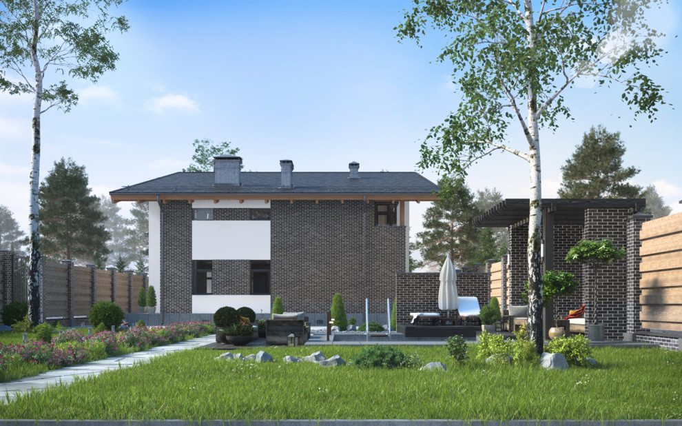 Обложка проекта: Дом с бассейном в современном стиле