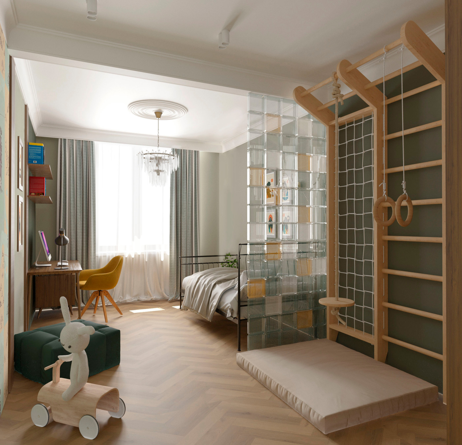 Историческая квартира в Москве, 157 м2