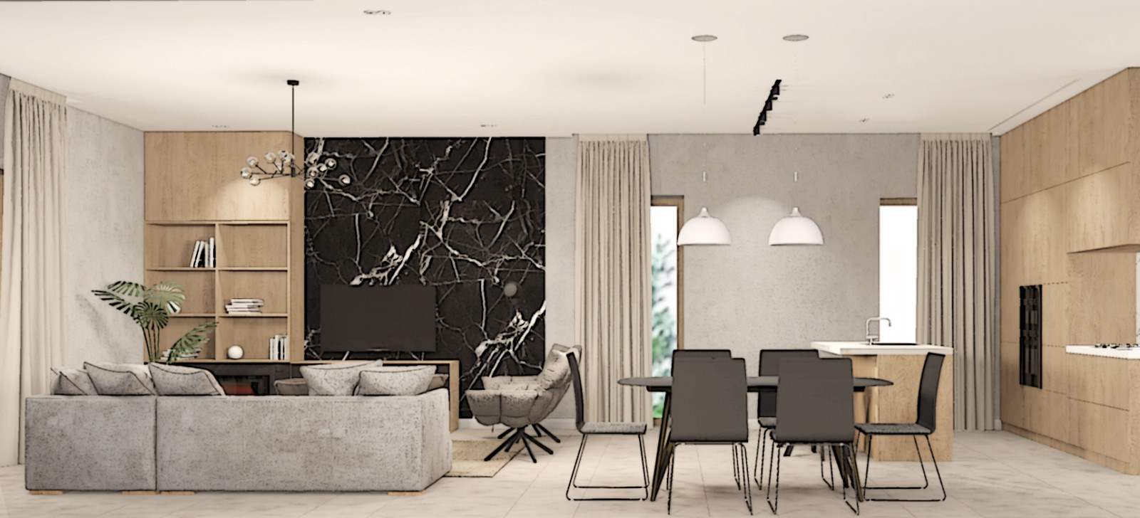 Дизайн интерьера частного дома.