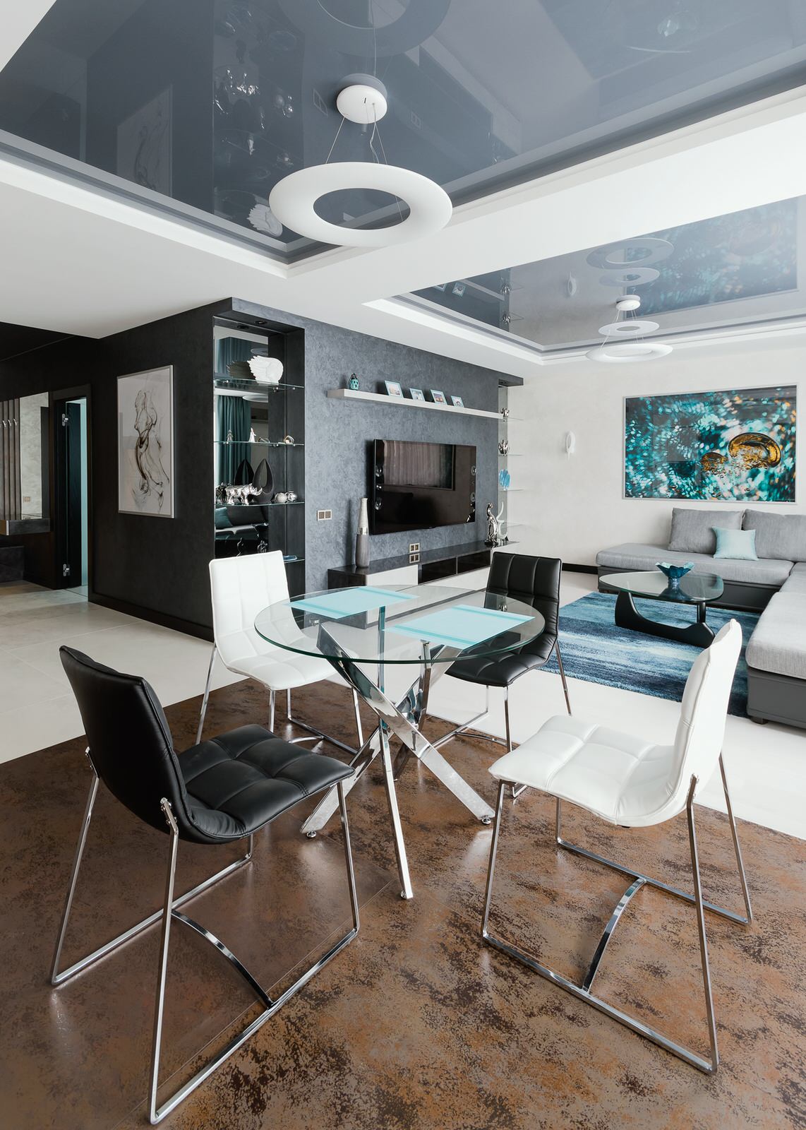 Интерьер городской квартиры "Торжество функциональности"