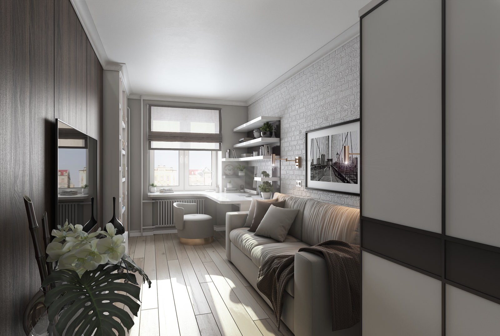 Квартира в современном классическом стиле