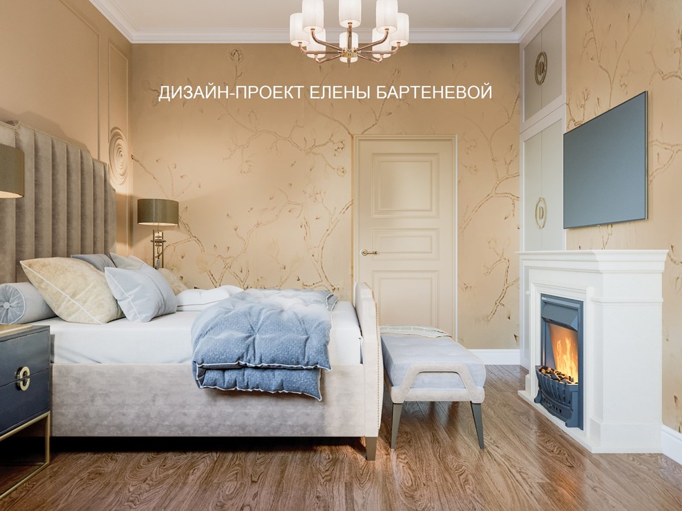 Кровать Люмьер в интерьере