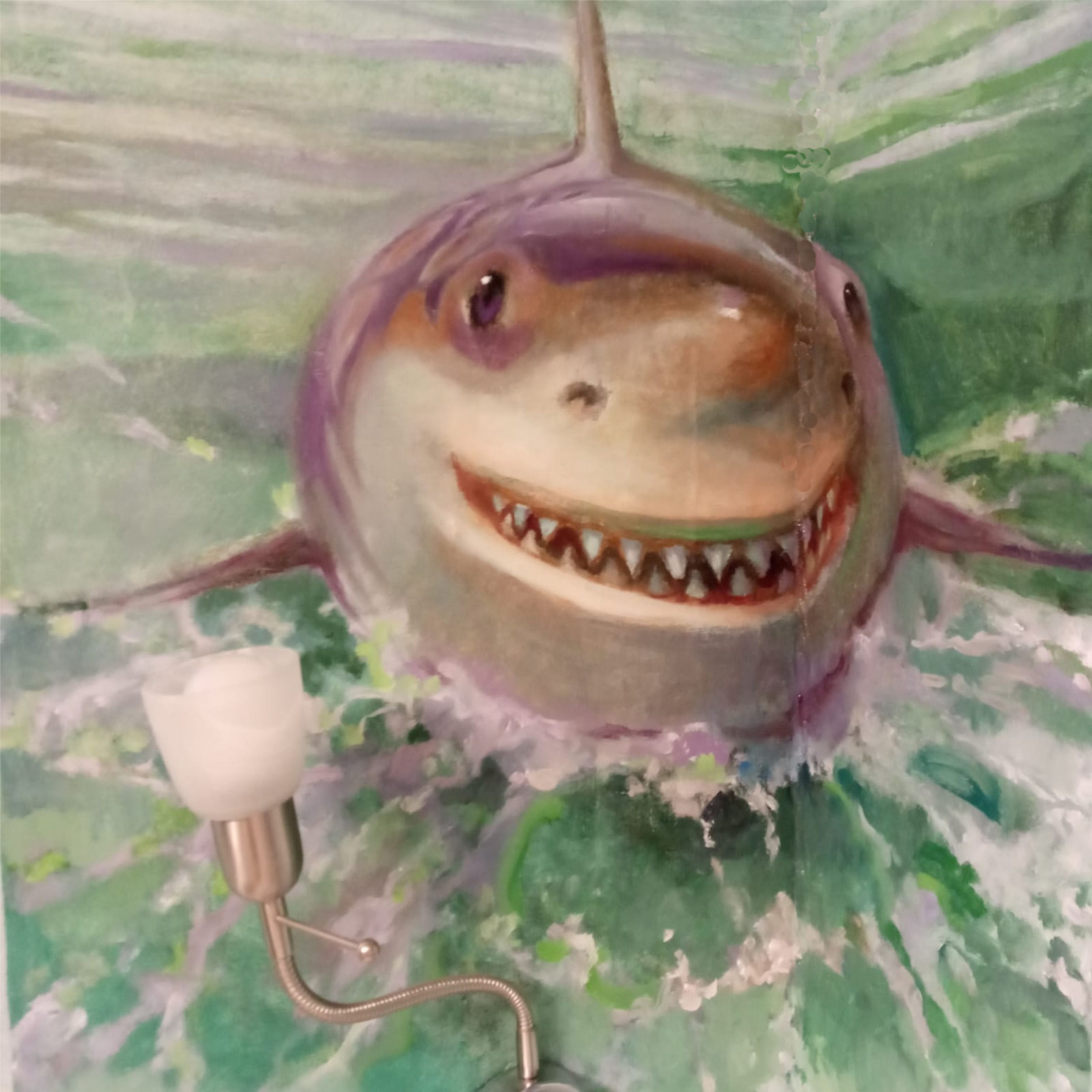 Обложка проекта: акула на день рождения.