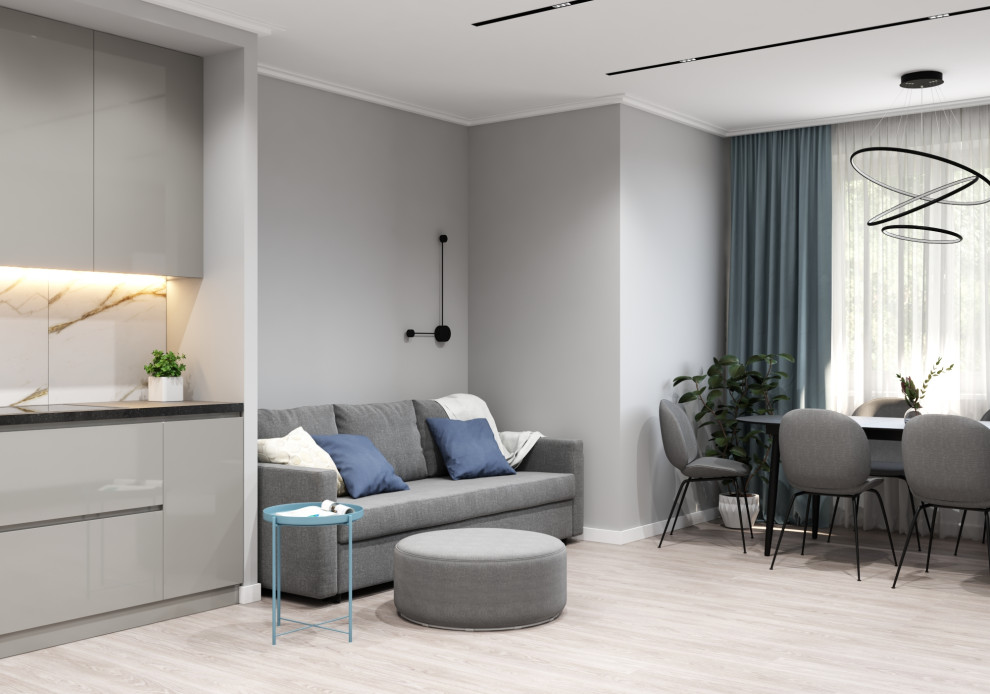 Дизайн 3х комнатной квартиры ЖК НЬЮТОН