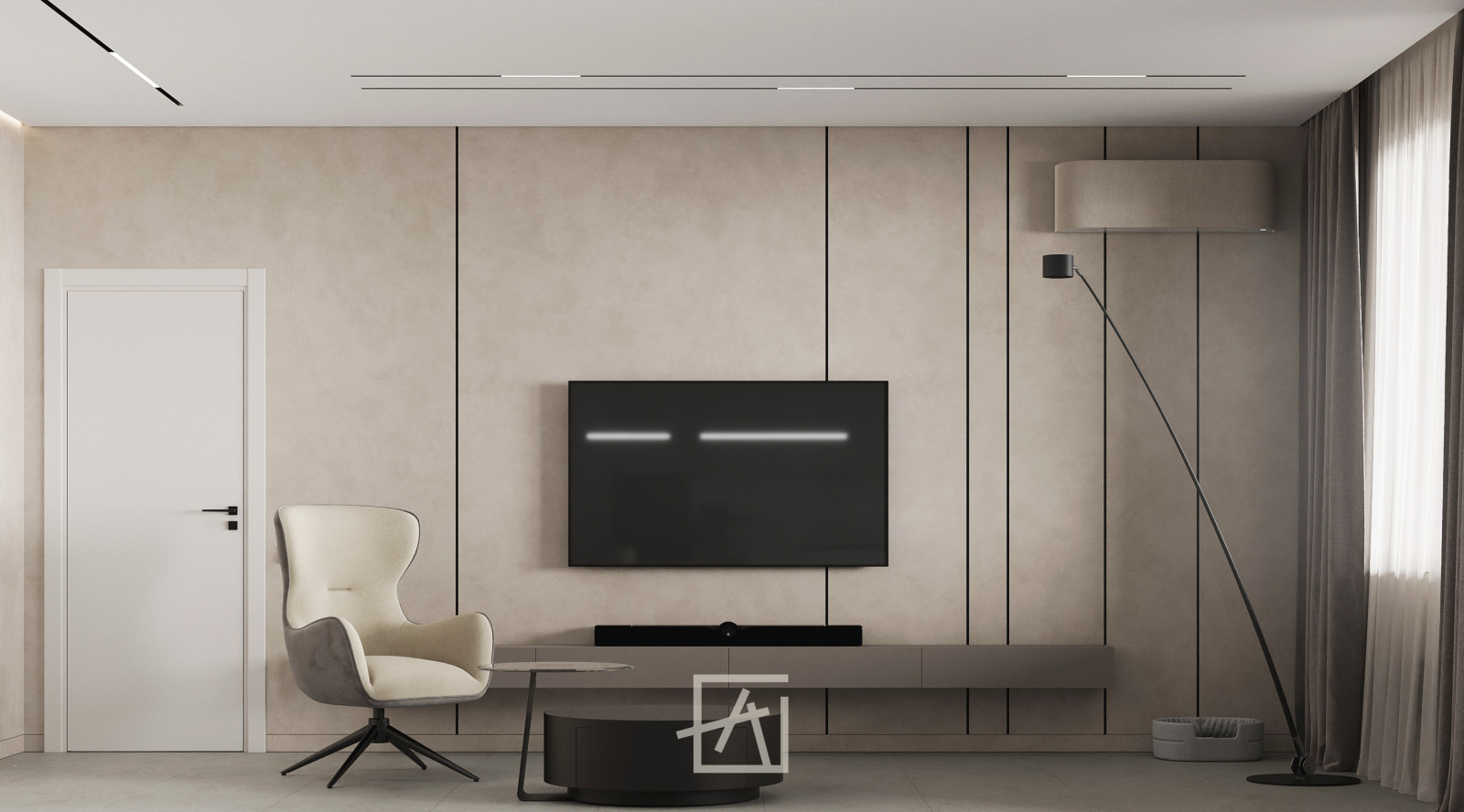 Кухня-гостиная 56 м²