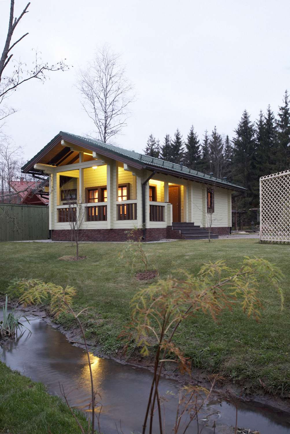 Баня из клееного бруса