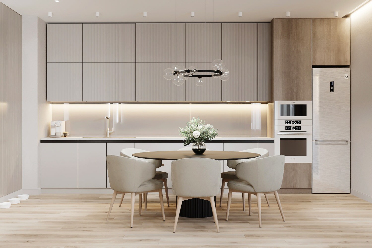 Minimalist apartment 120 m2