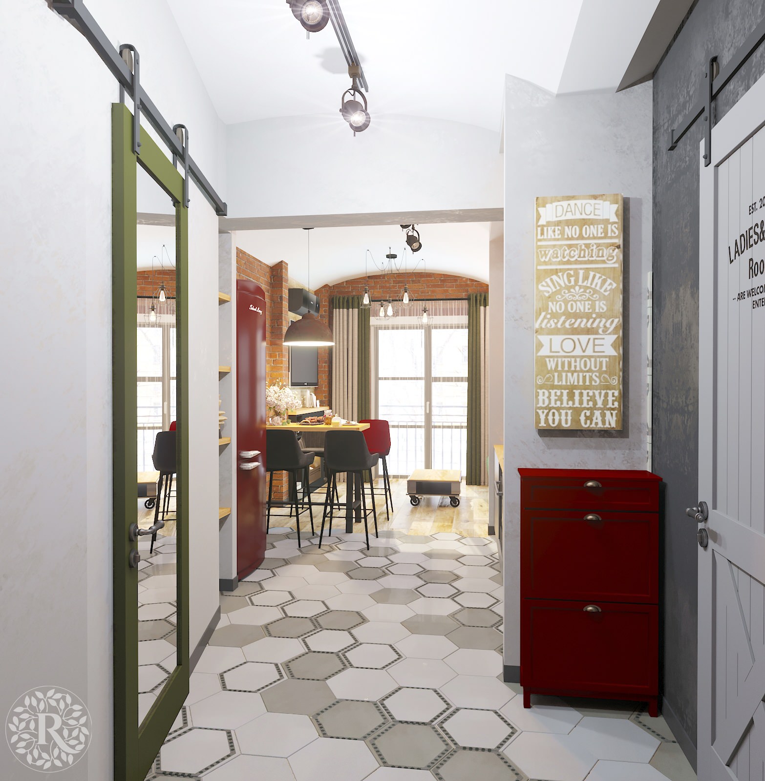 Апартаменты в стиле лофт в Москве