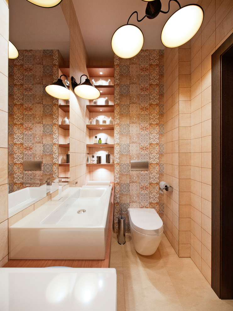 Современный интерьер с элементами лофт