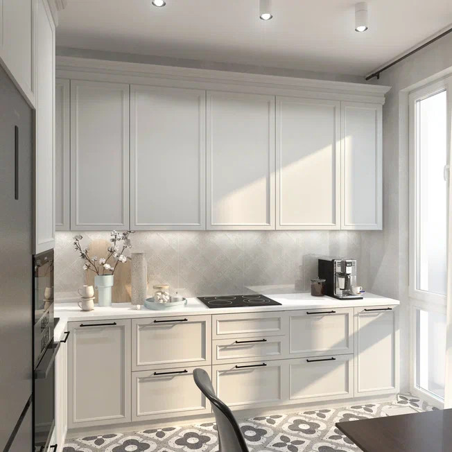 Планировка квартиры эконом класса в стиле сканди