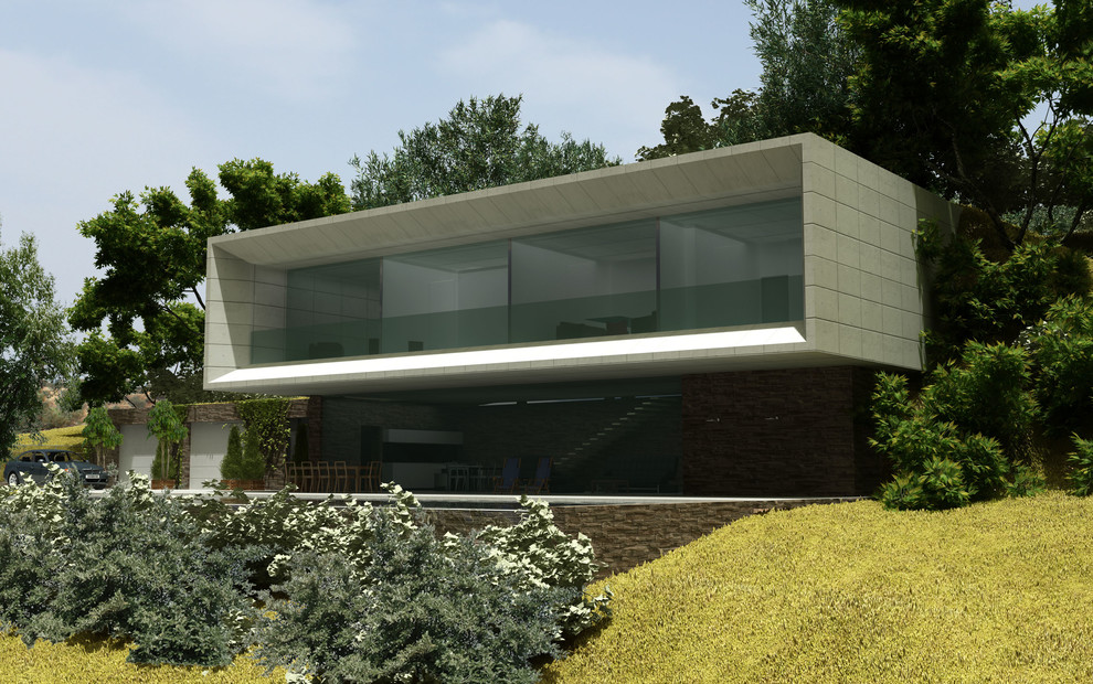 Дом на склоне