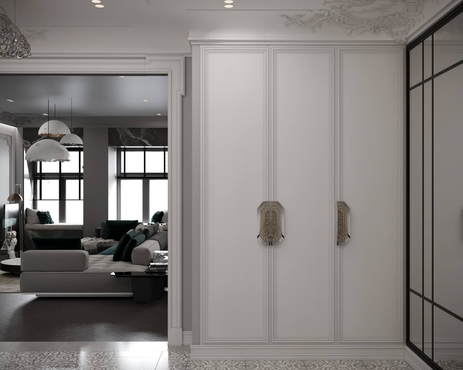 Дизайн трехкомнатной квартиры 170 м2