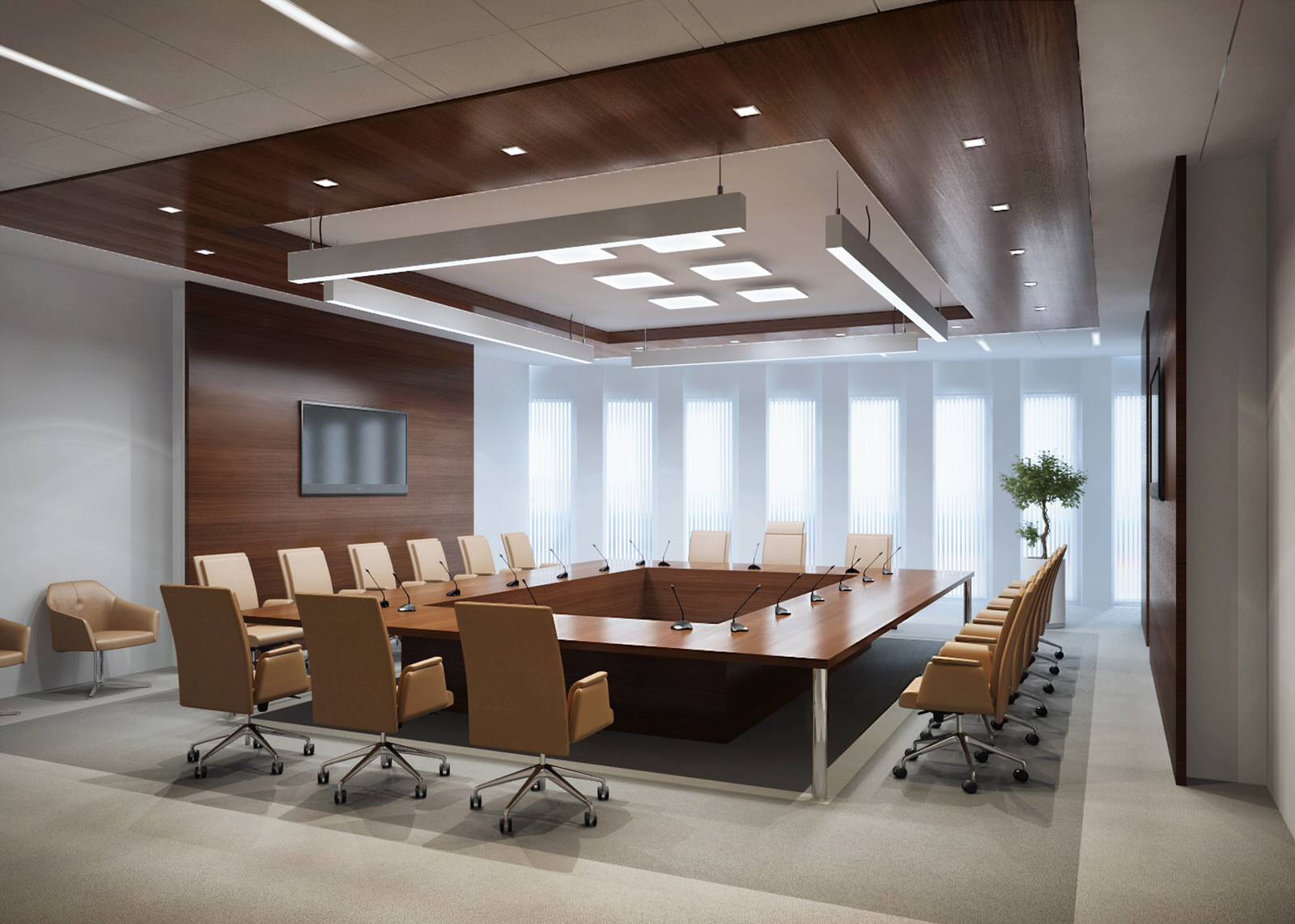 Дизайн интерьера административно-делового центра в Новой Москве