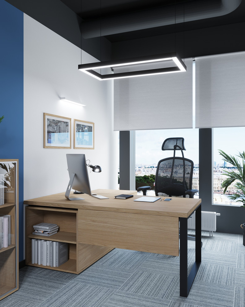 Интерьер офиса компании "ВЕЗА" в бизнес-центре Neboplaza в г. Екатеринбурге