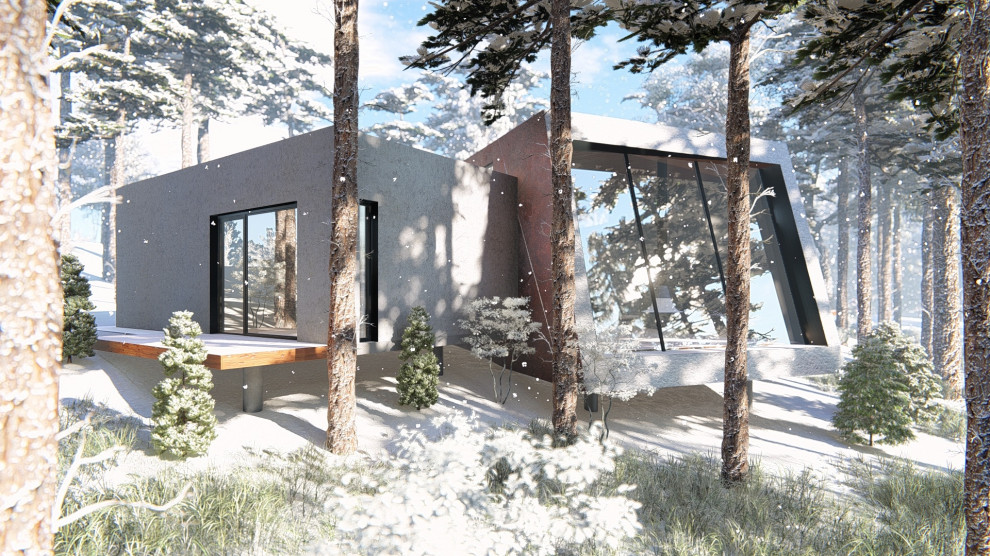 Обложка проекта: Современный жилой дом в пос. Кадниково. Нестандартные и оригинальные решения -