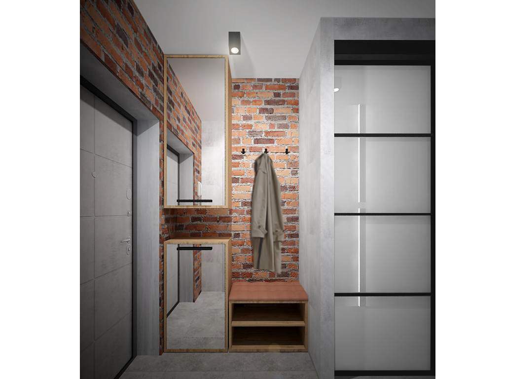Квартира в стиле Loft Прихожая