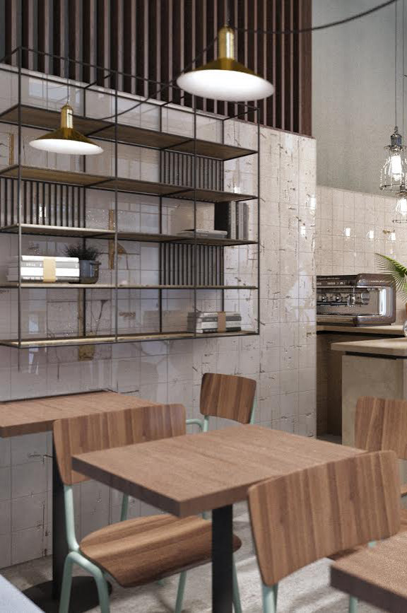 Кофейня Даблби в торговом центре в Москве