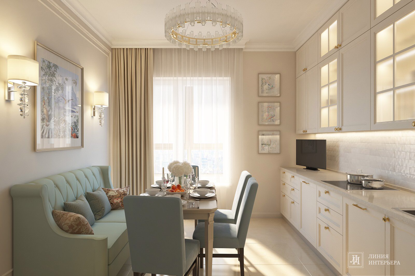 Интерьер квартиры современная классика