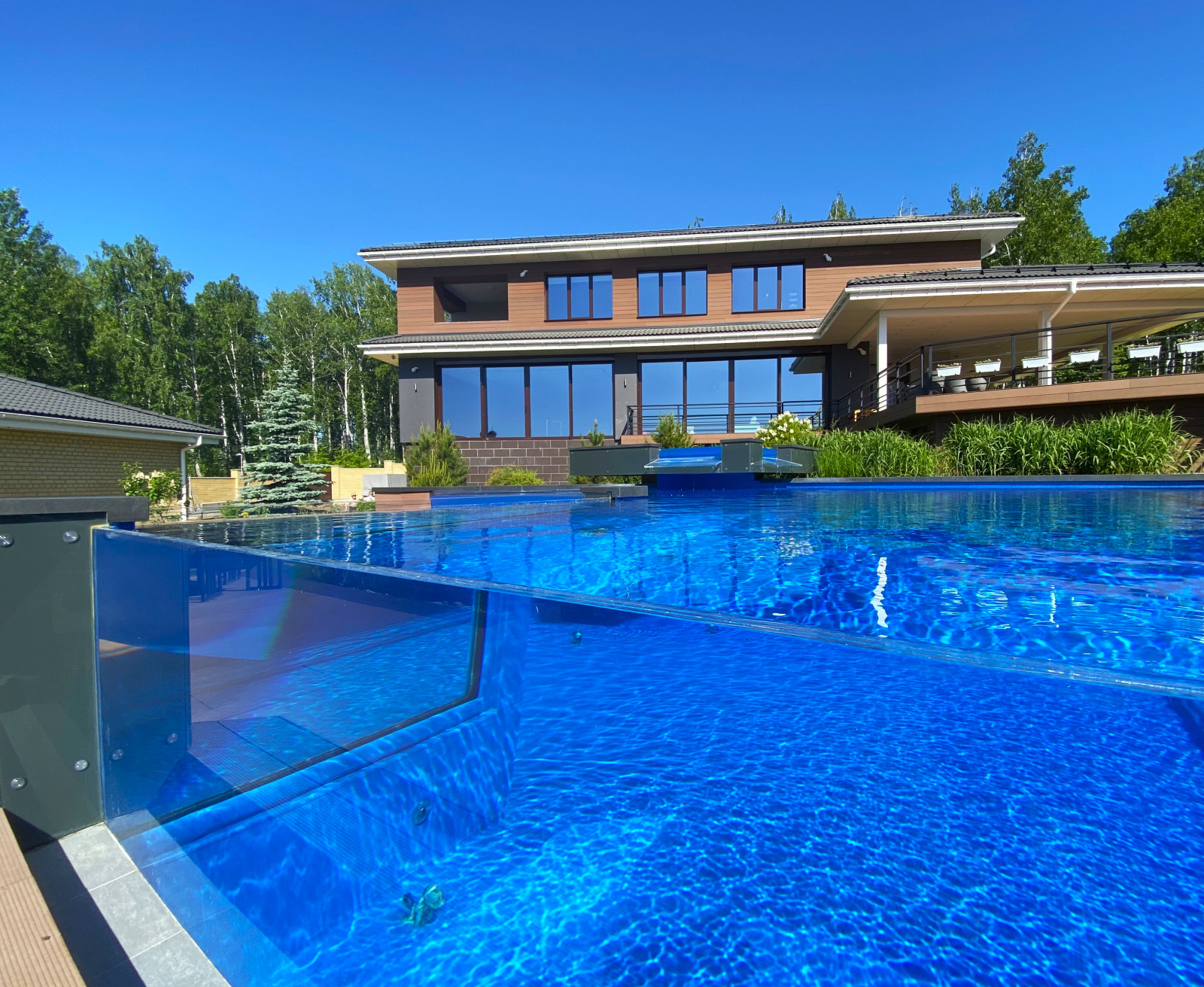 Ограждение бассейна