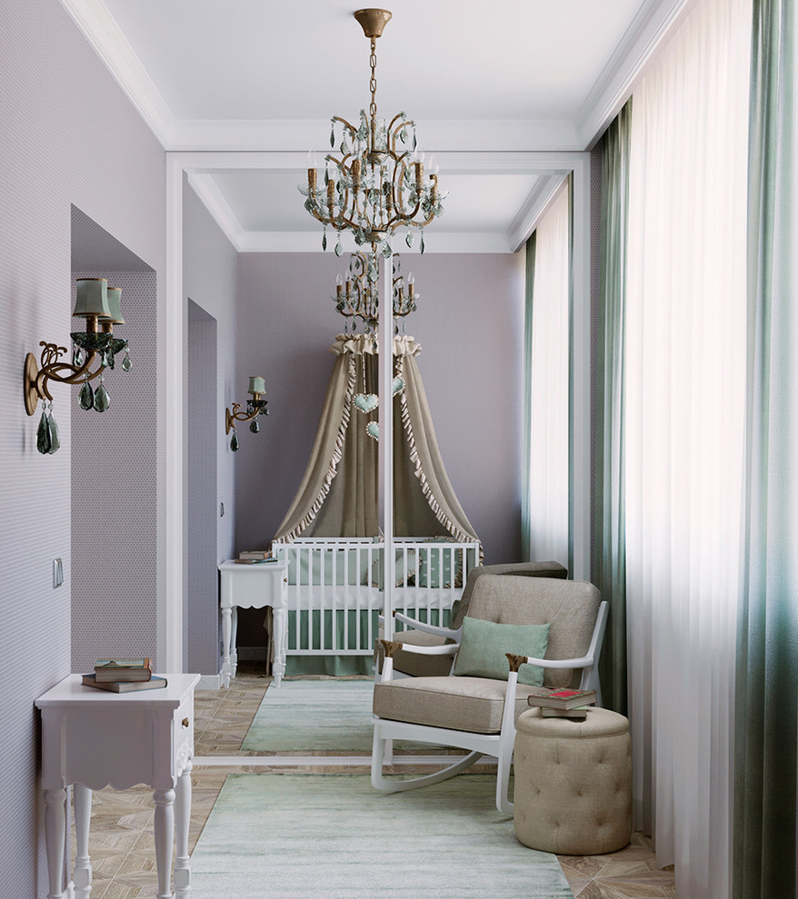 Романтическая спальня и маленькая детская