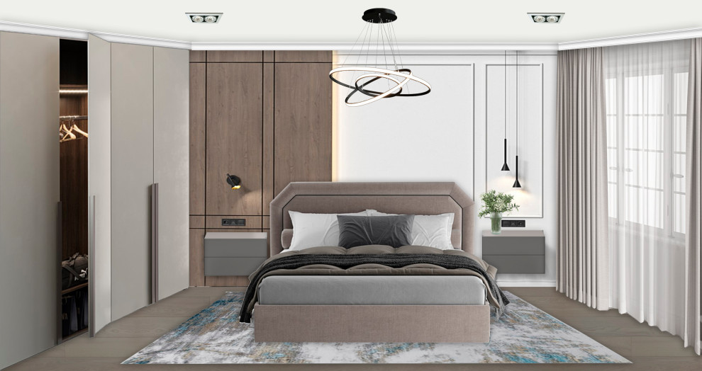 Обложка проекта: Проект спальни в загородном доме