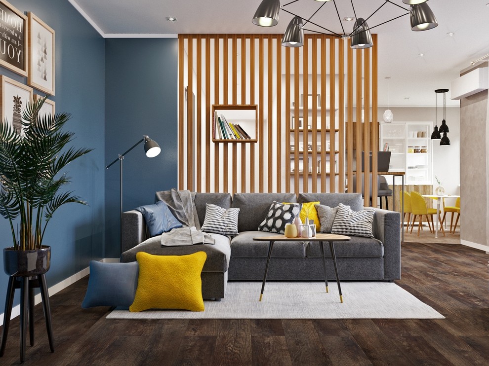 Дизайн - проект 2к. кв 74 м2 в ЖК "Парус" для молодой девушки