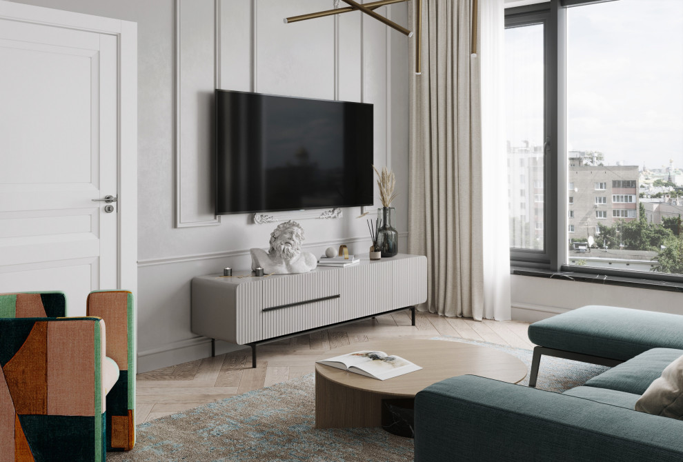 Яркая современная квартира, 58 кв.м.