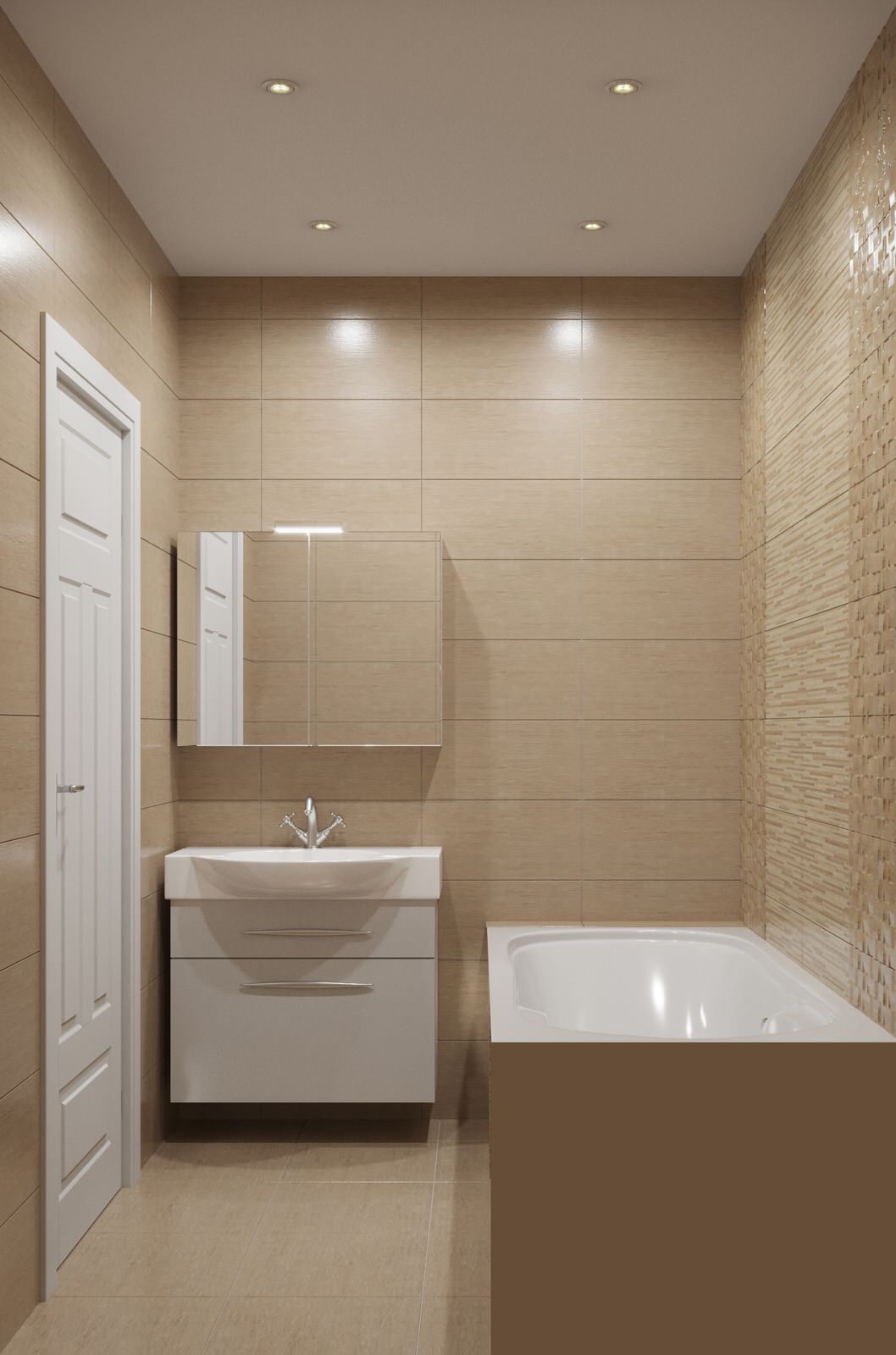 Двухкомнатная квартира с современном стиле