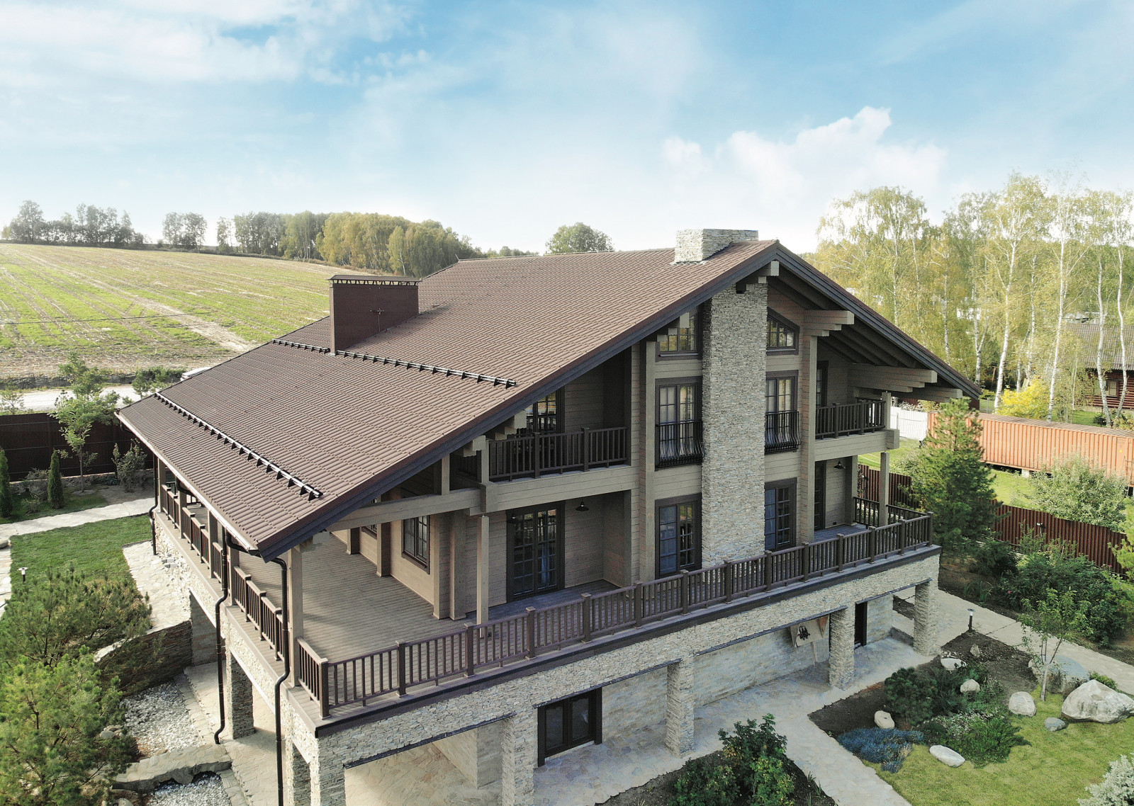 Обложка проекта: Дом из клееного бруса "Можайский район"