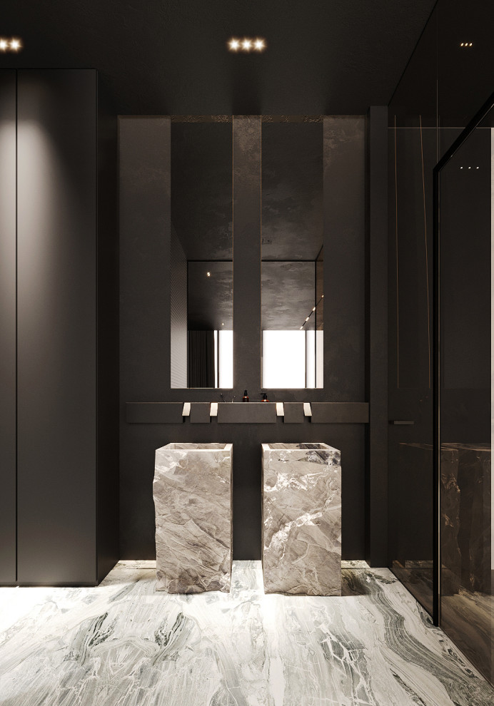 Квартира-студия в небоскребе.