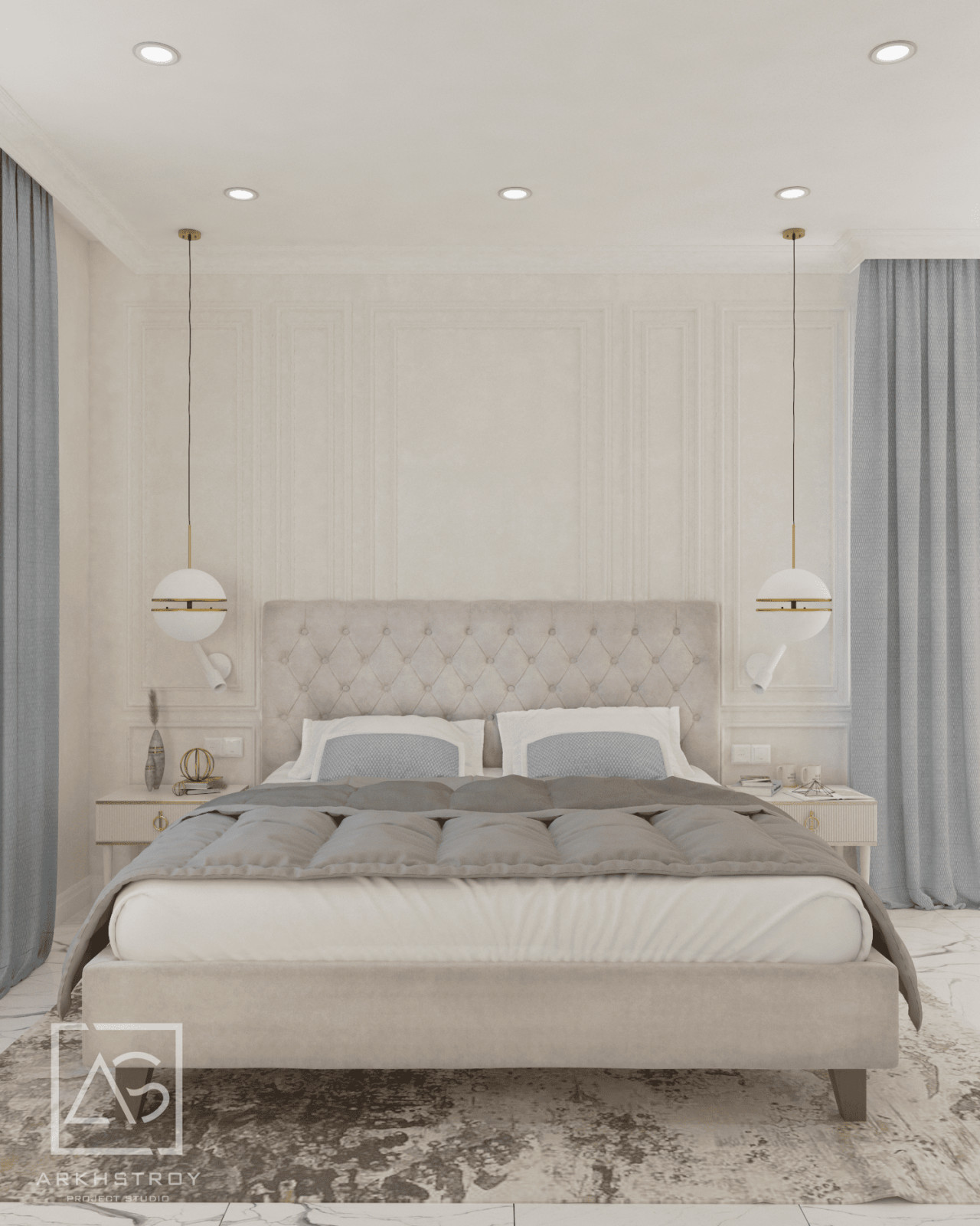 2-х комнатная квартира в Классическом стиле