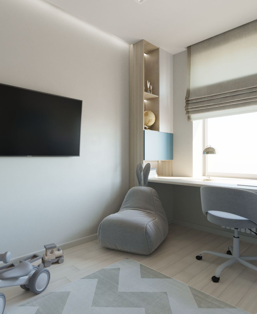 Квартира для молодой семьи в стиле эклектика