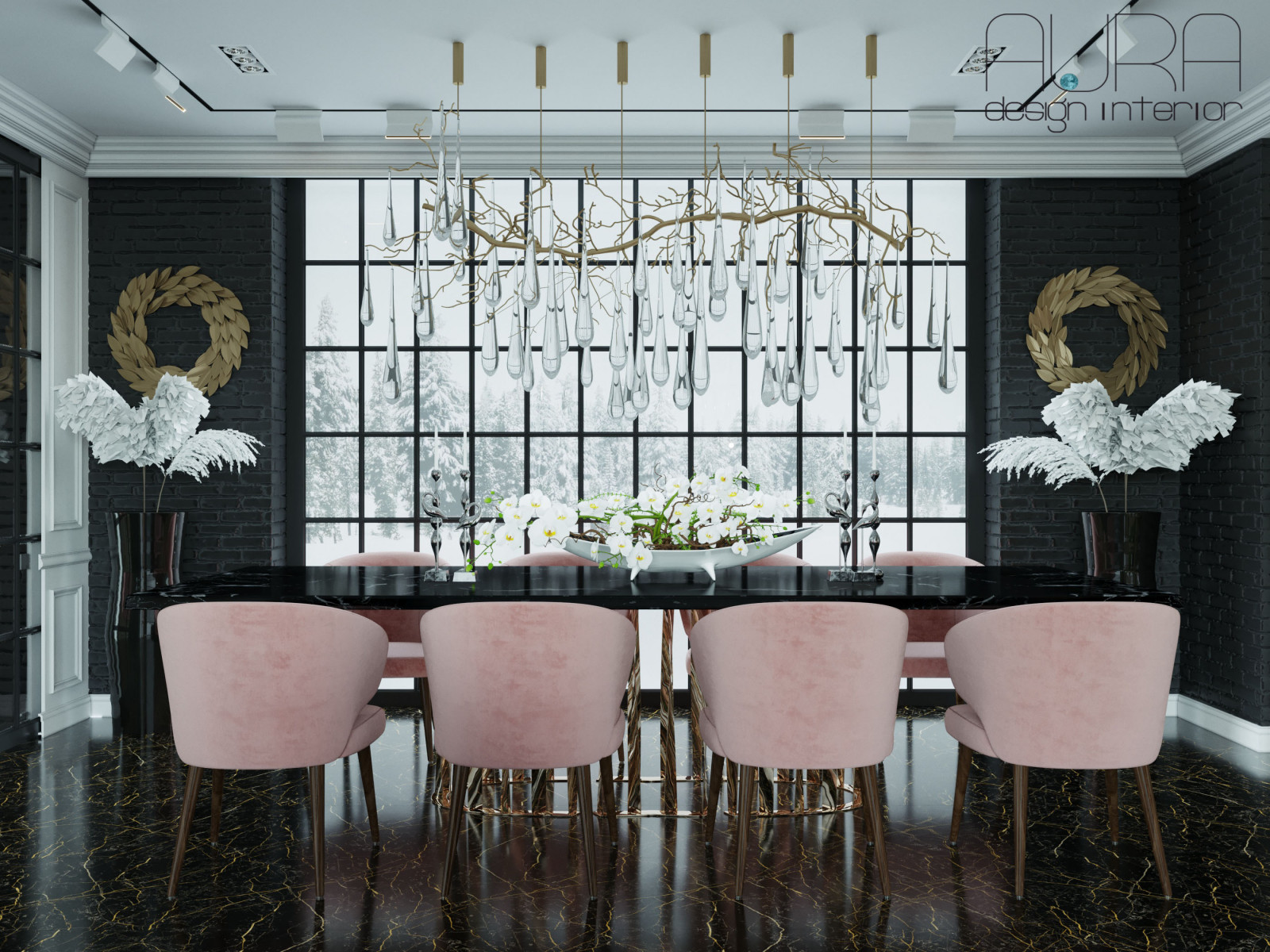 Дизайн кухни гостиной в загородном доме