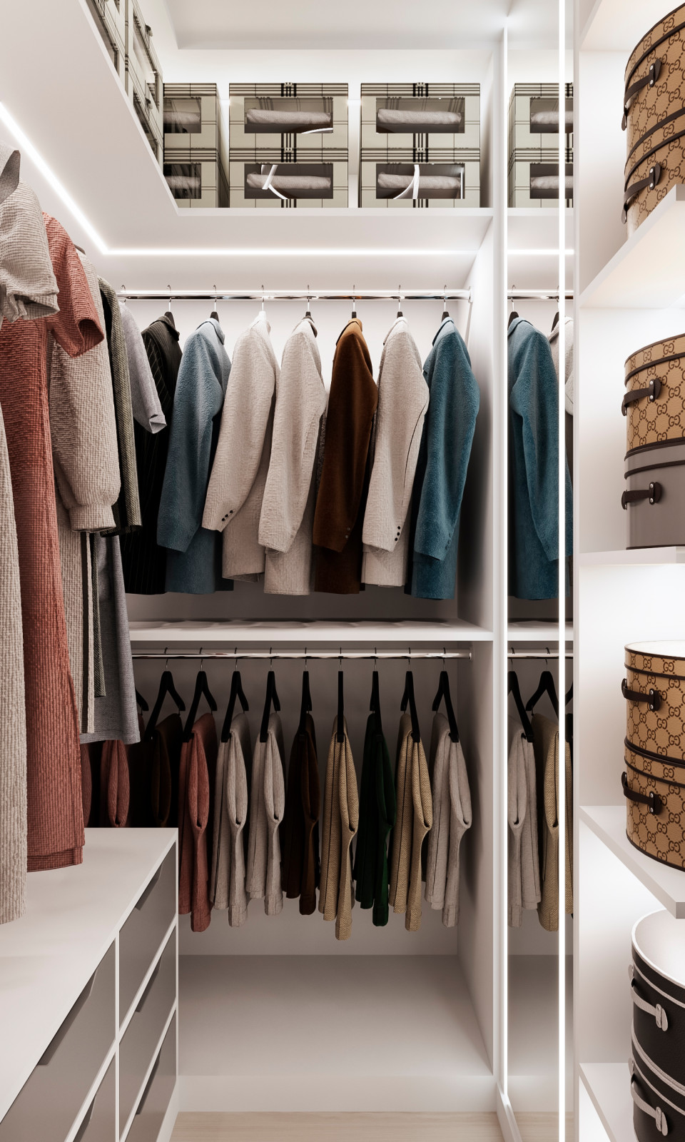 ДИЗАЙН ПРОЕКТ КВАРТИРЫ S=56,07 КВ.М.