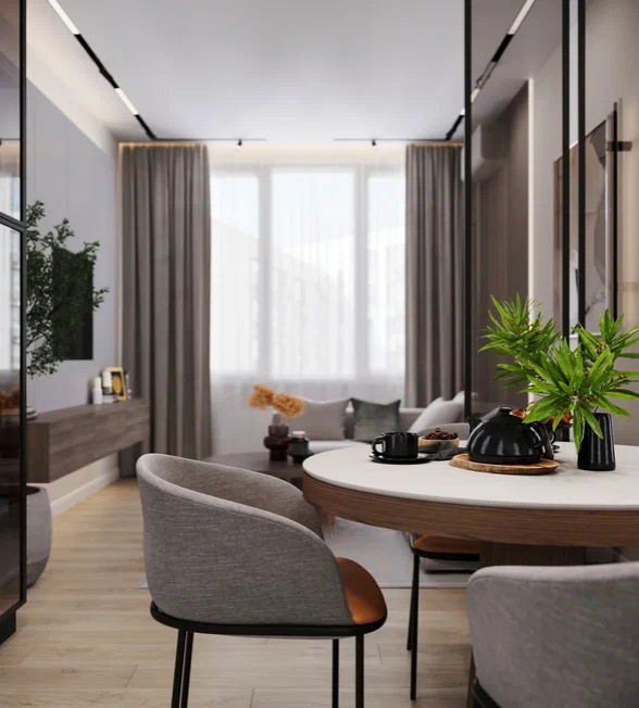 Ремонт квартиры (трехкомнатной) для семьи из трех человек