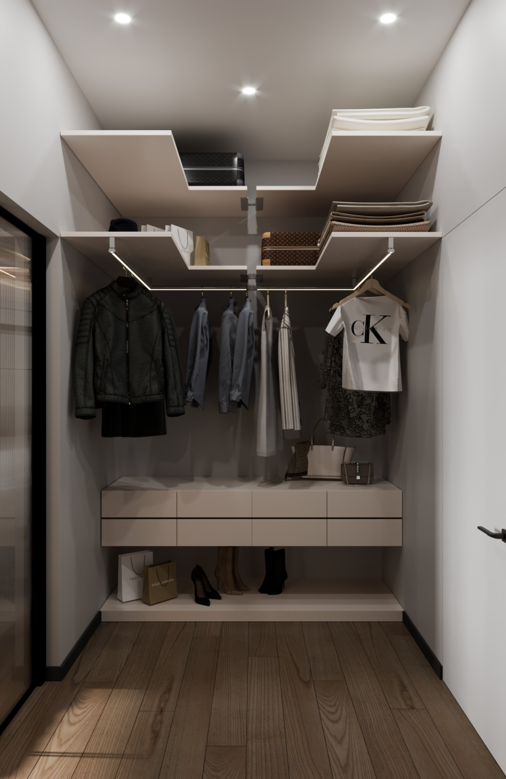 Дизайн проект двухуровневой квартиры