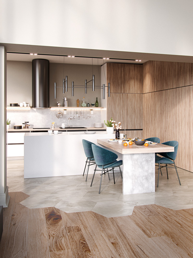 Обложка проекта: Кухня, минимализм, 2019