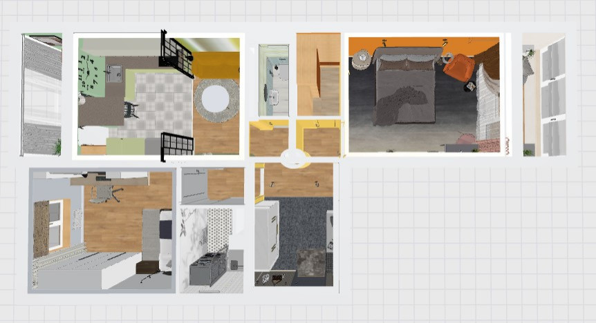 Обложка проекта: Стандартная двушка в блочном доме