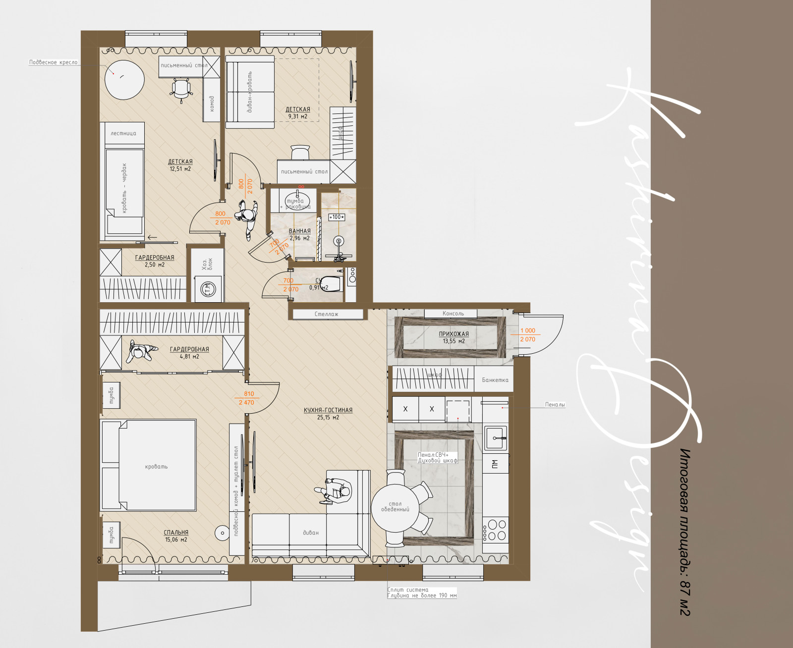 Обложка проекта: проект "Неоклассика в старом фонде на 100 м2"
