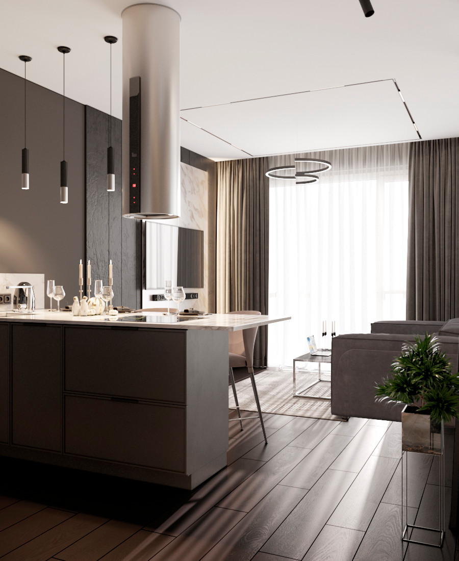 Кухня-гостиная