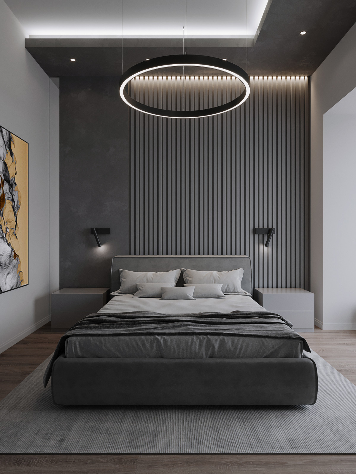 Обложка проекта: Спальня в минимализме