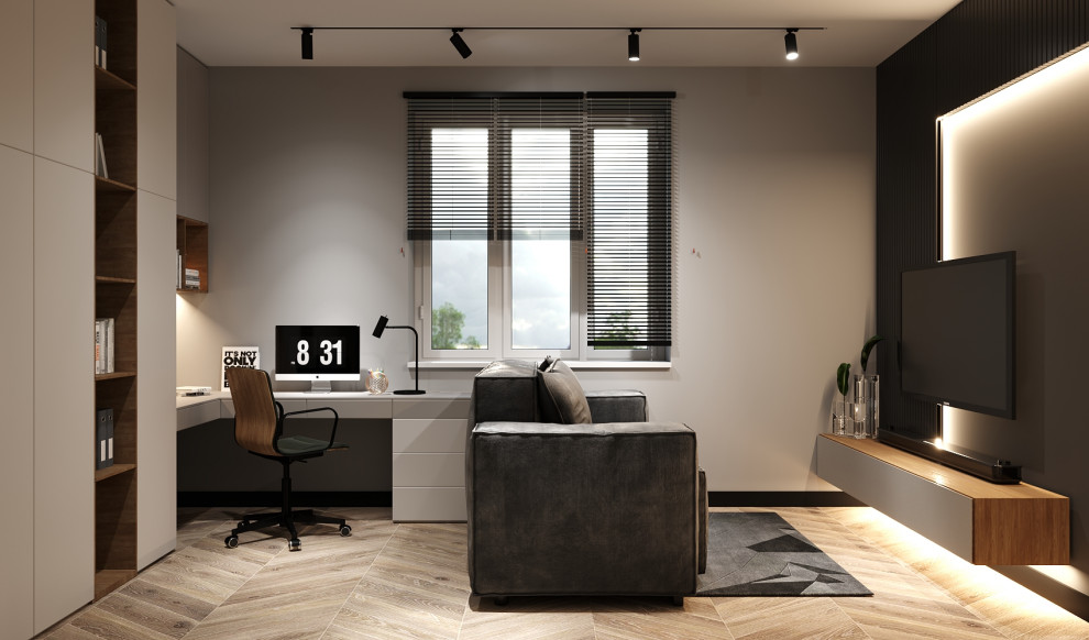 Обложка проекта: Кабинет в частном доме