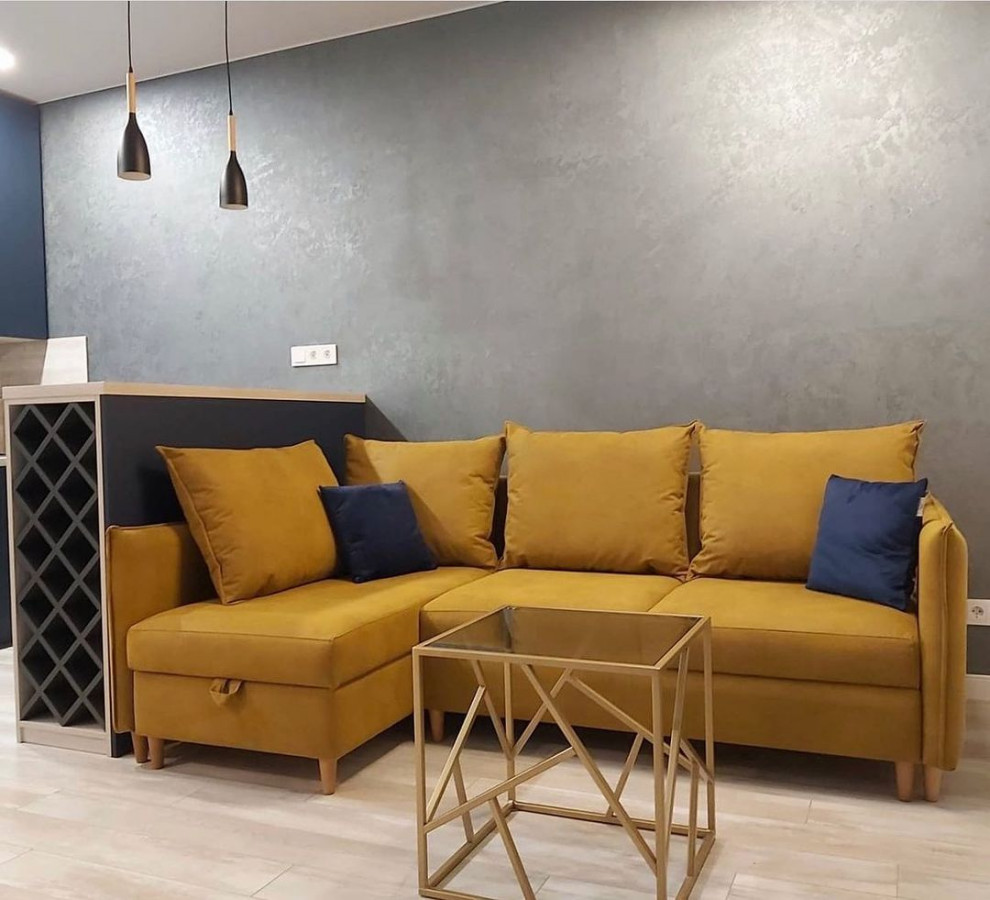 Дизайнерский ремонт в 1-комнатной квартир