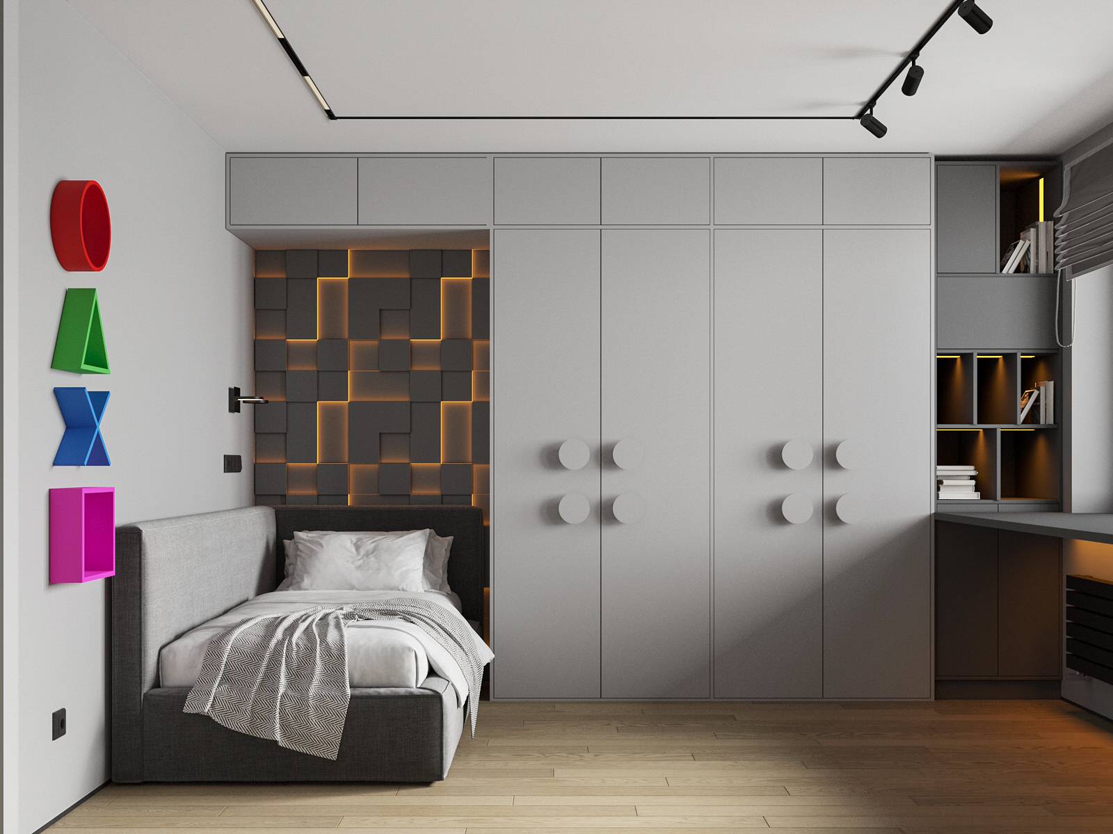 Дизайн - Кв. для молодой семьи блогеров-предпринимателей с двумя мальчиками