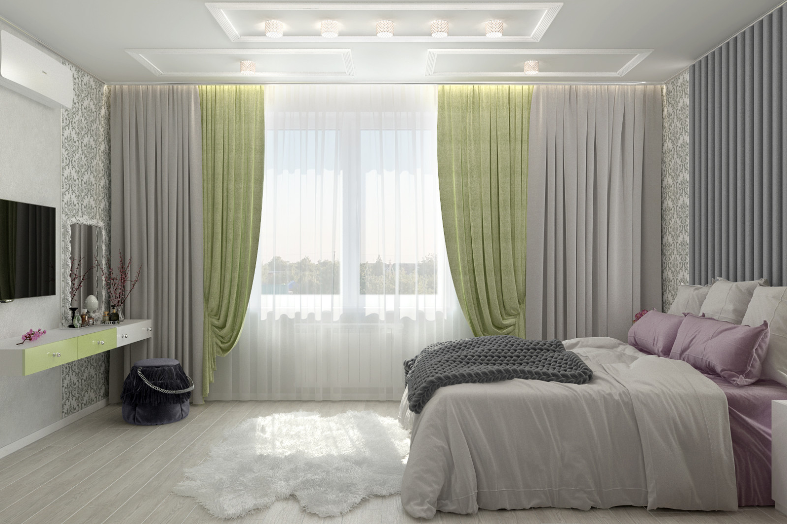 Дизайн спальни в коттедже, ст.Динская