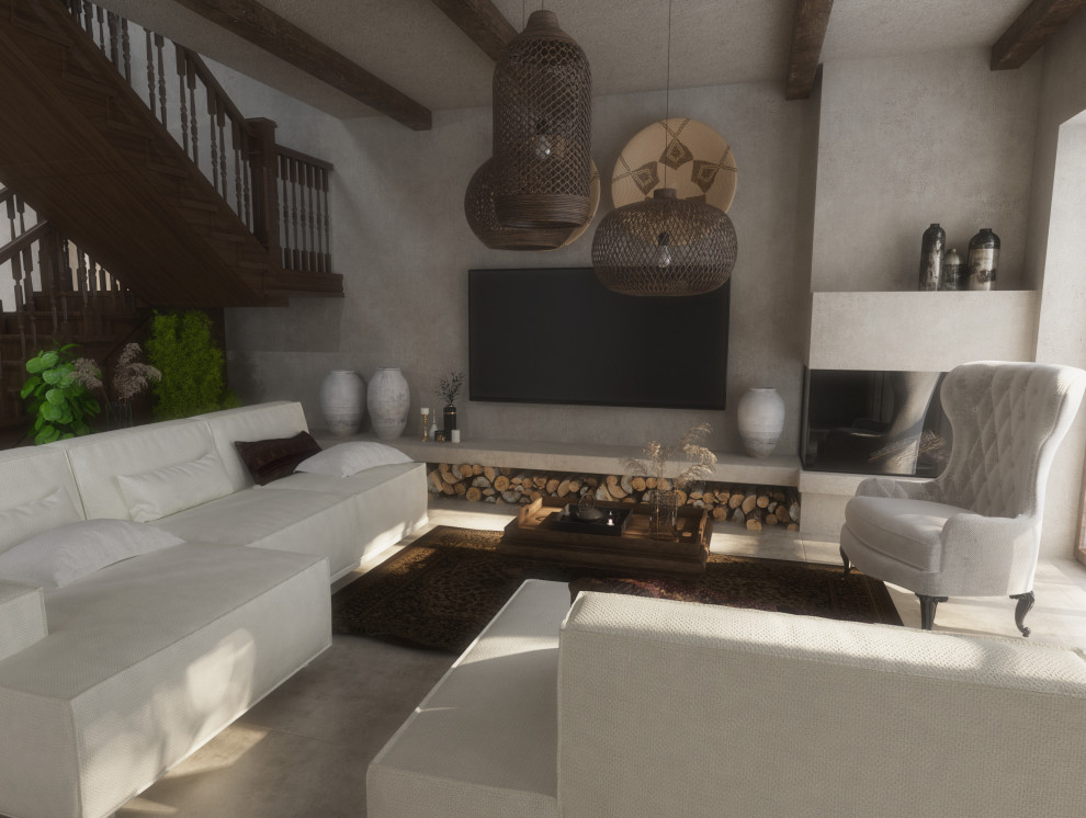 Дизайн интерьера дома в КП Репино парк