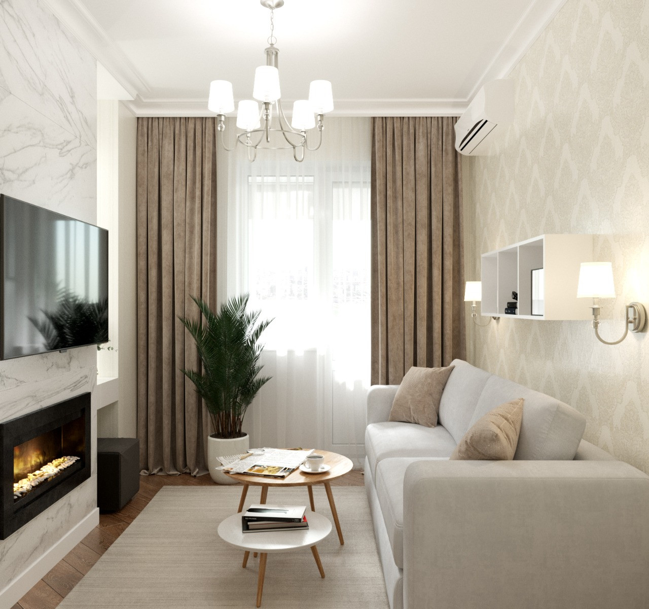 Лед и пламень. Спальня.