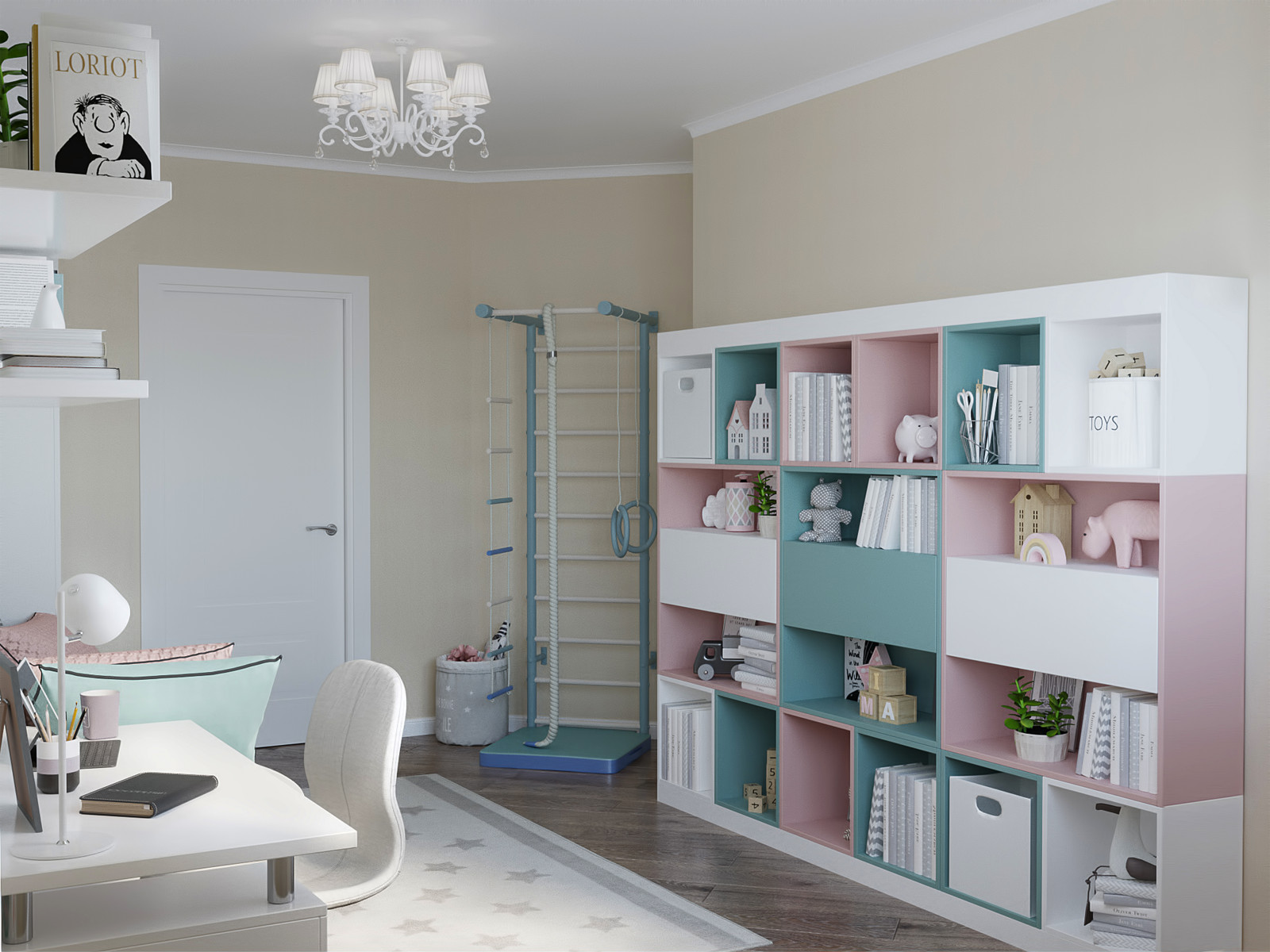 Бюджетный дизайн 3-ком. квартиры