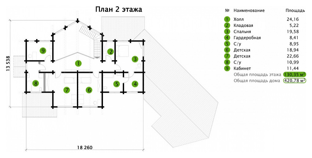 Дом с бассейном | Клееный брус | Пегас 421